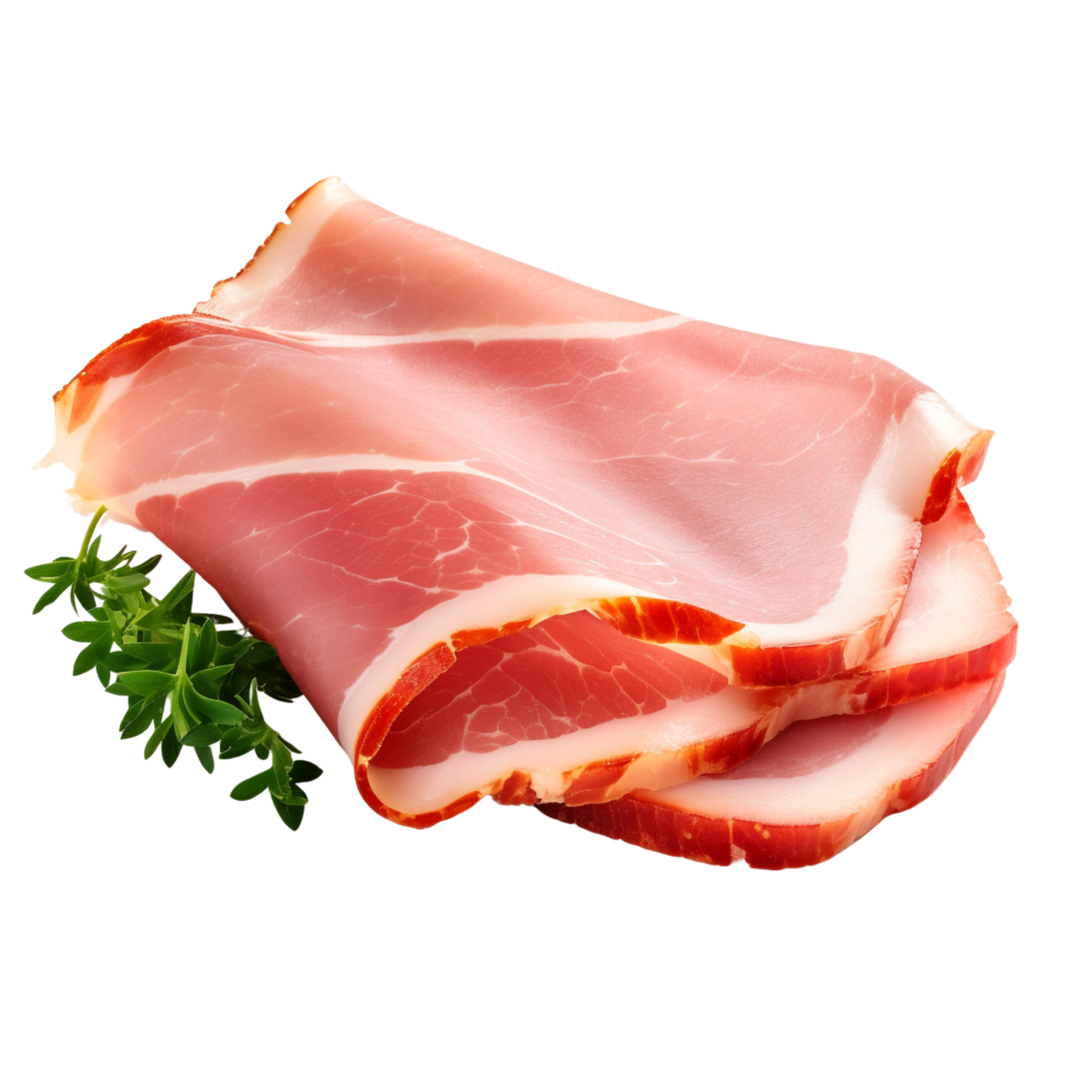 AI generated Ham slice clip art png
