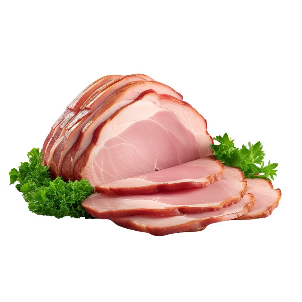 AI generated Ham slice clip art png