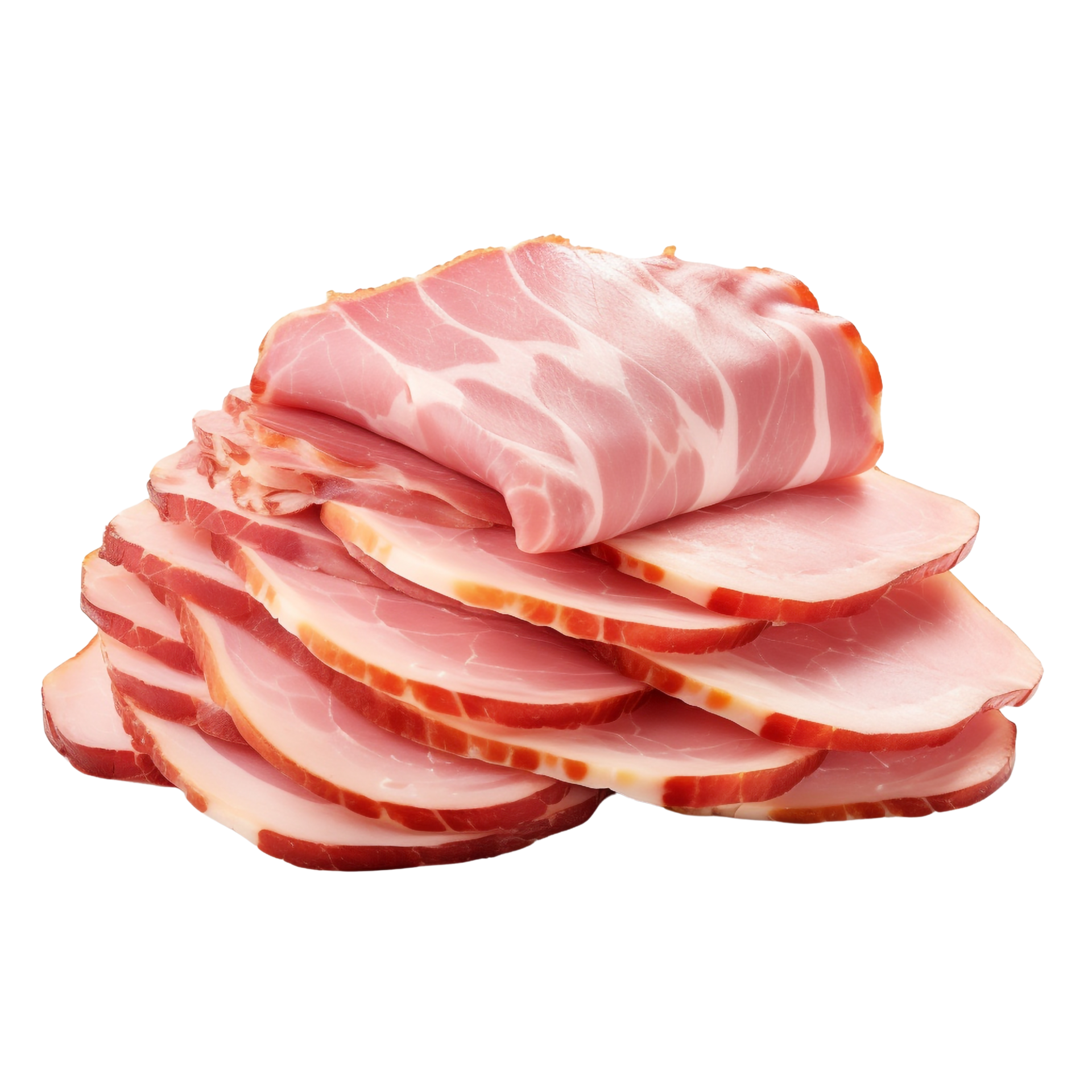 AI generated Ham slice clip art 40218512 PNG