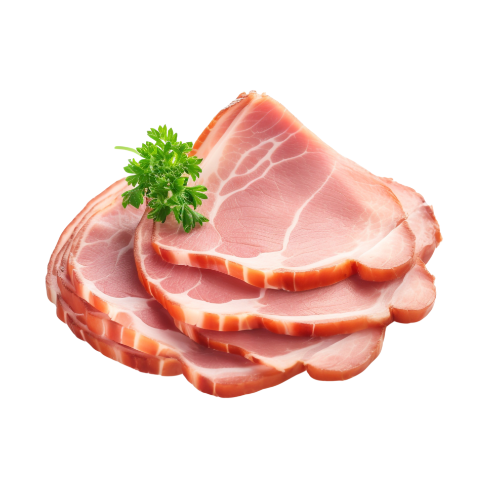 AI generated Ham slice clip art png