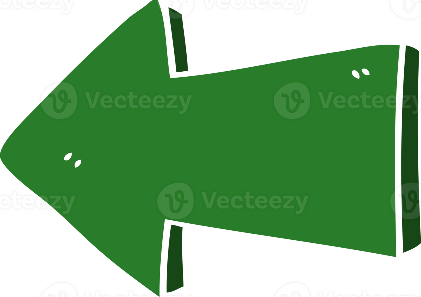 flat color style cartoon pointing arrow png