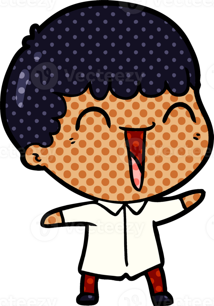 cartoon happy man png