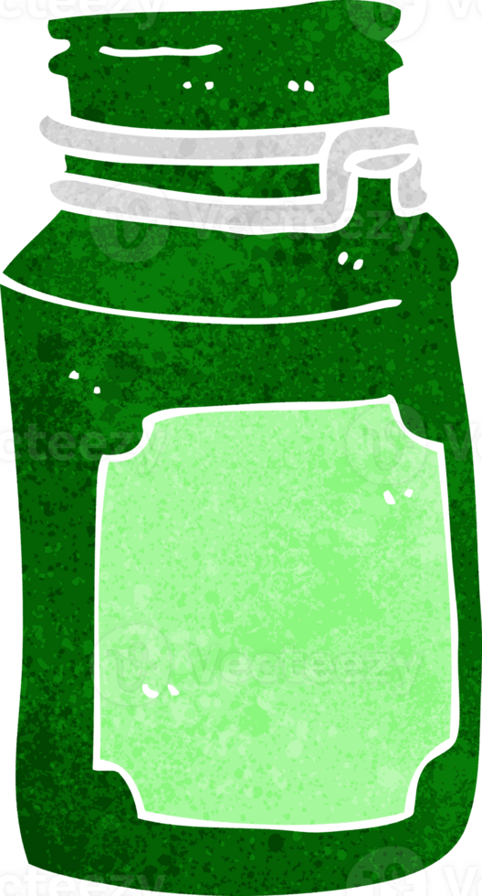 cartoon kitchen jar png