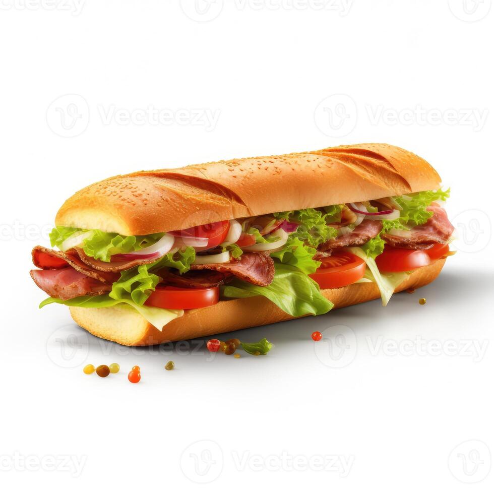 AI generated Bread Sandwich Food photo