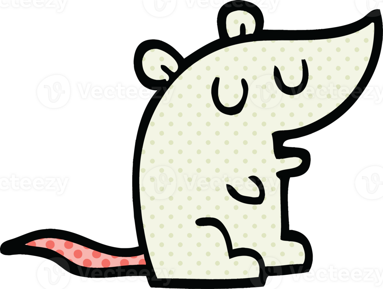 comic book style cartoon mouse png