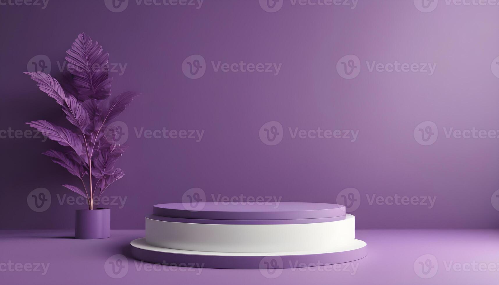 AI generated Luxury podium for product presentation 3d render photo