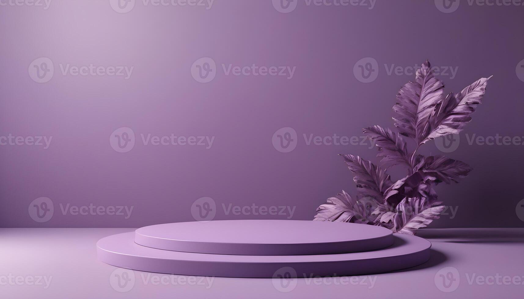 AI generated Luxury podium for product presentation 3d render photo