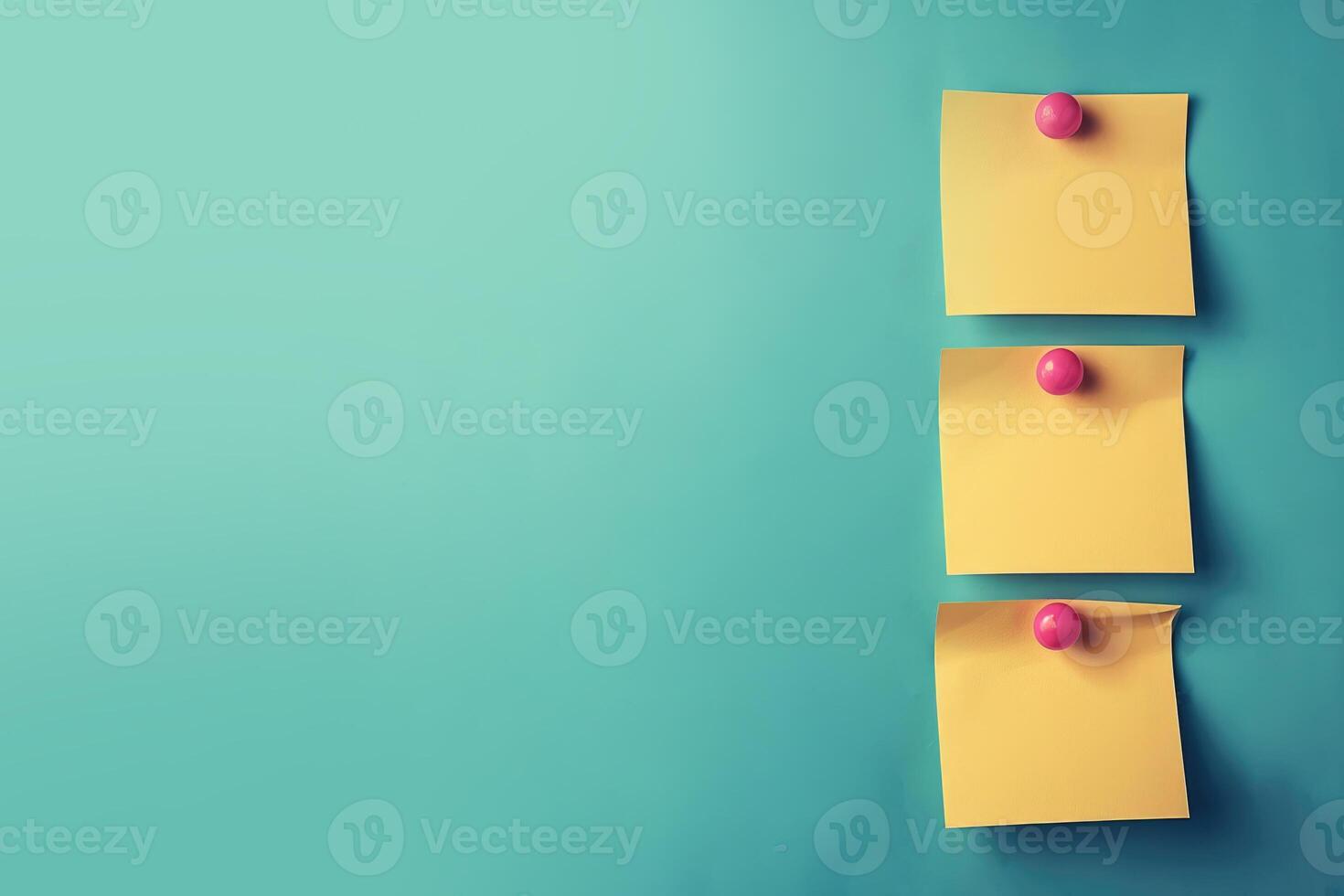 AI generated concept that expresses checklist using post it. ai generated photo