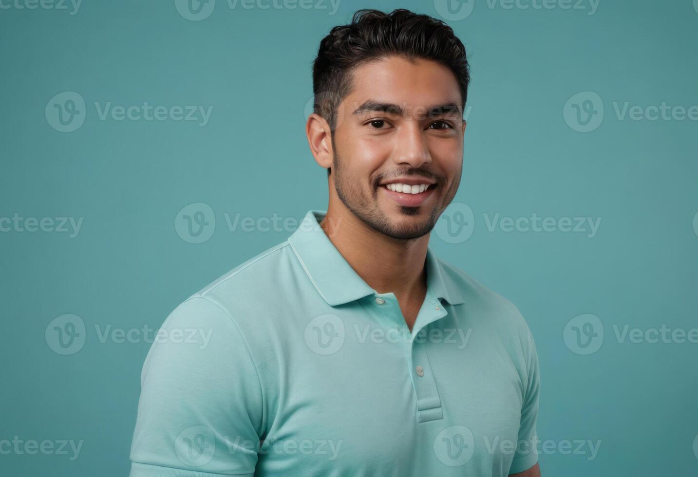 AI Generated Confident Casual Man photo