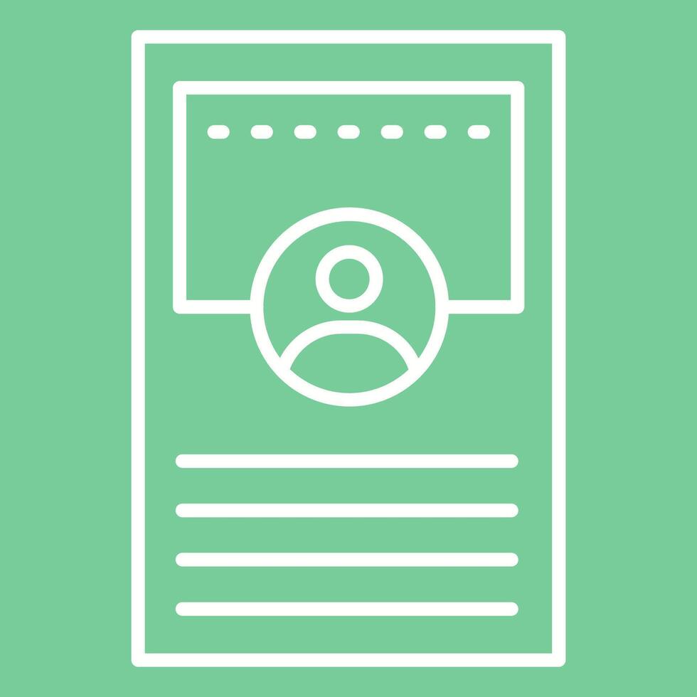 Profile Vector Icon