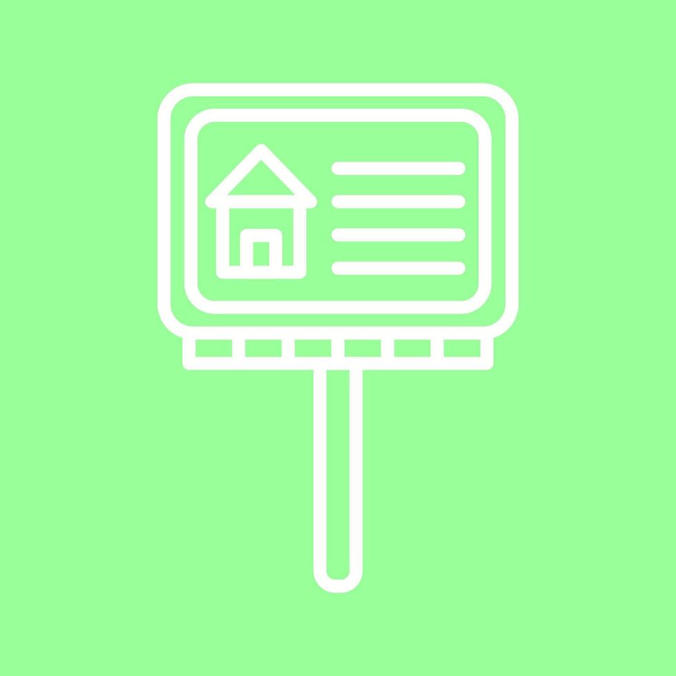 Billboard Vector Icon