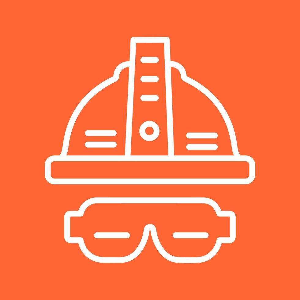 Glasses And Helmet Vector Icon