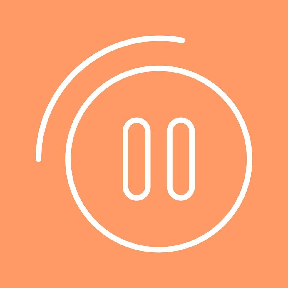 Pause Button Vector Icon