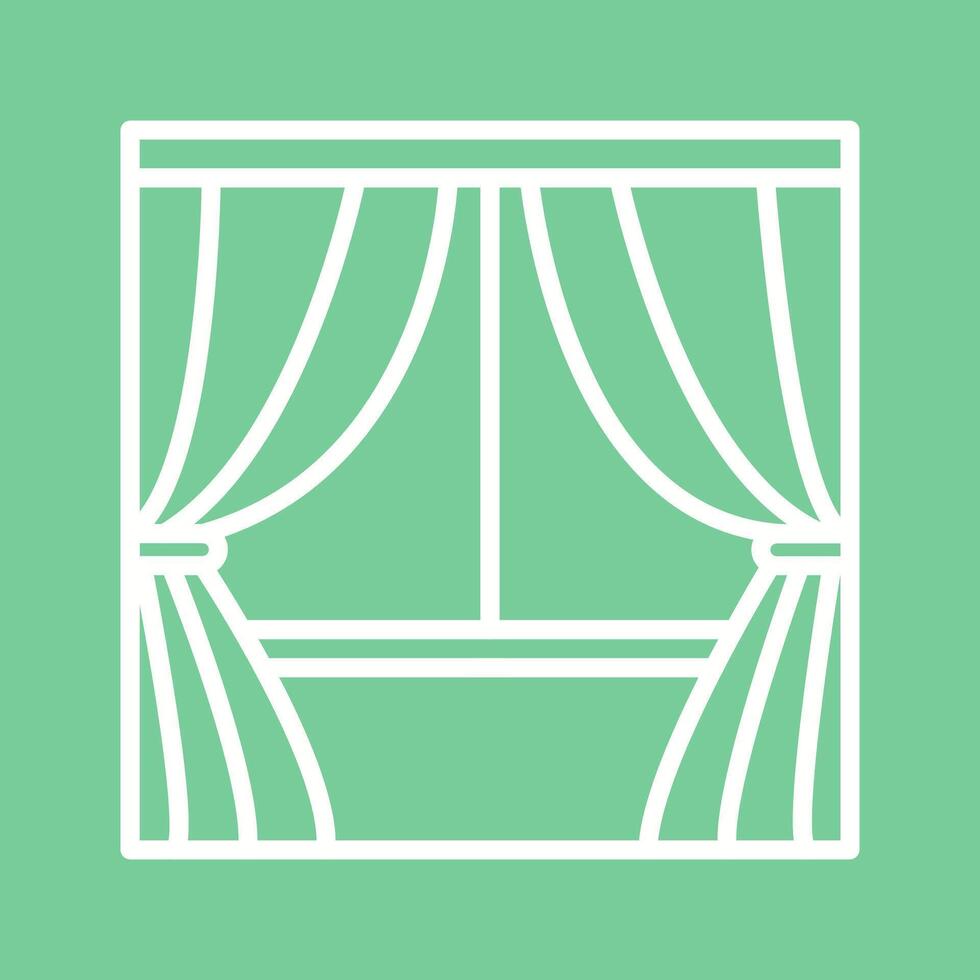 Curtains Vector Icon