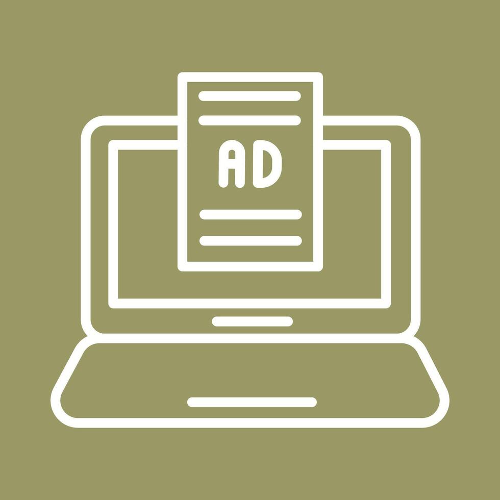 Internet Ads Vector Icon