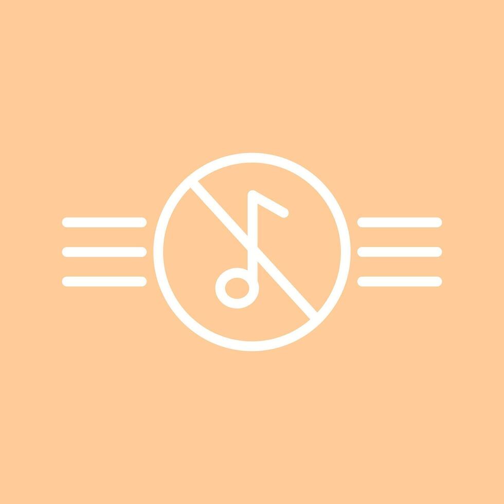 Music Disabled Vector Icon