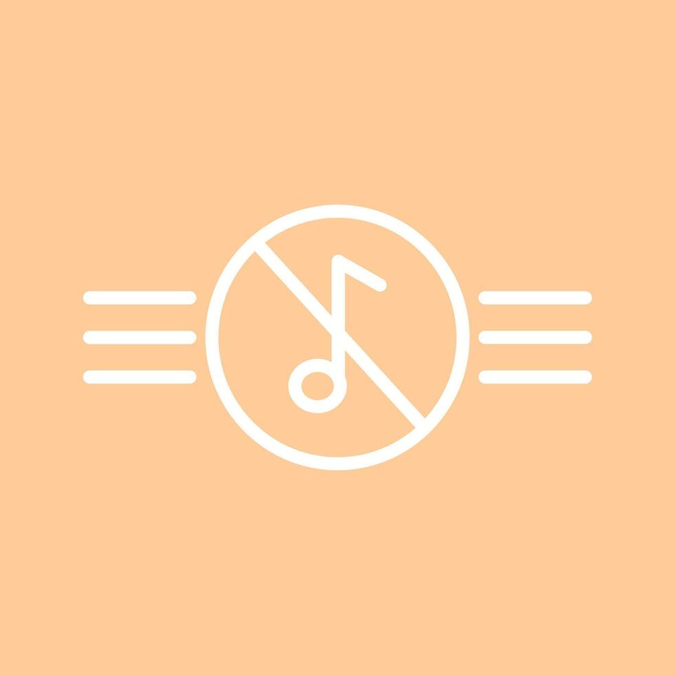 Music Disabled Vector Icon