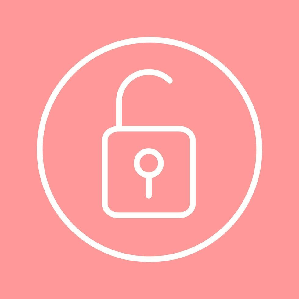 Open Lock II Vector Icon