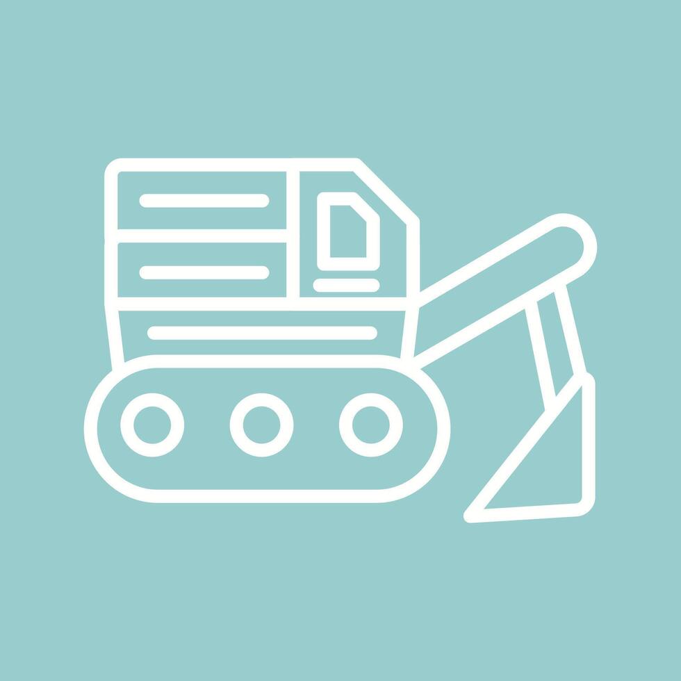 Excavator Vector Icon