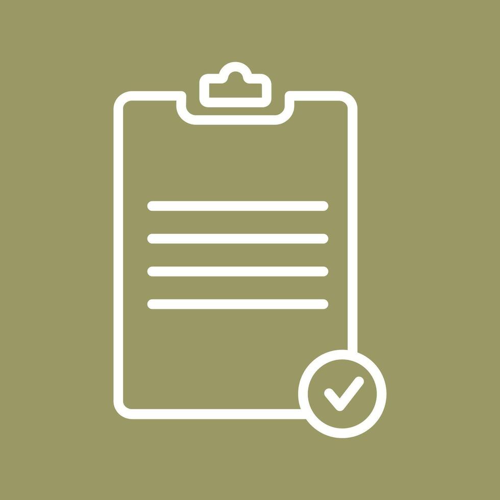 Registered Document Vector Icon