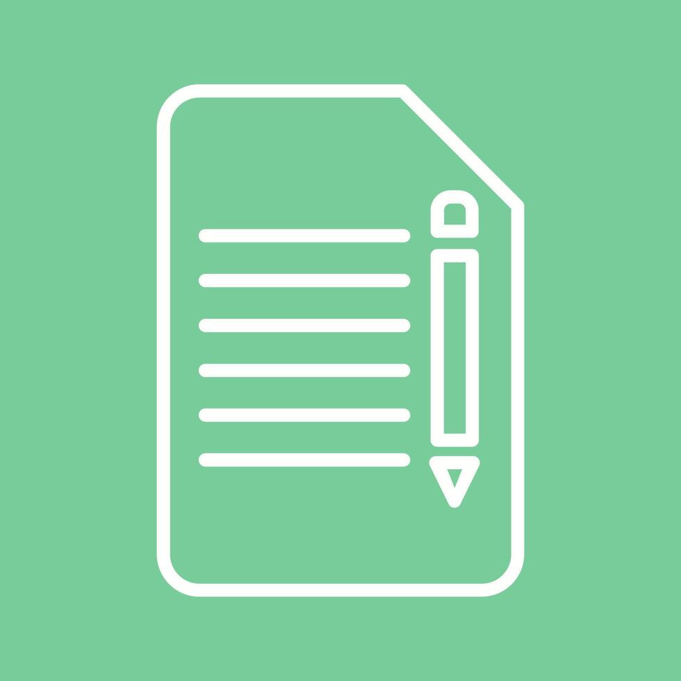 Edit Document Vector Icon