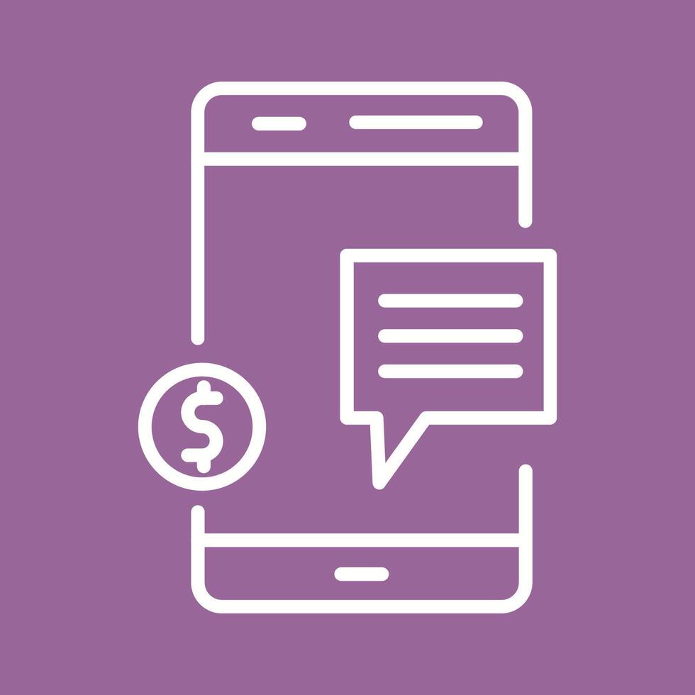 Money Talk Vector Icon