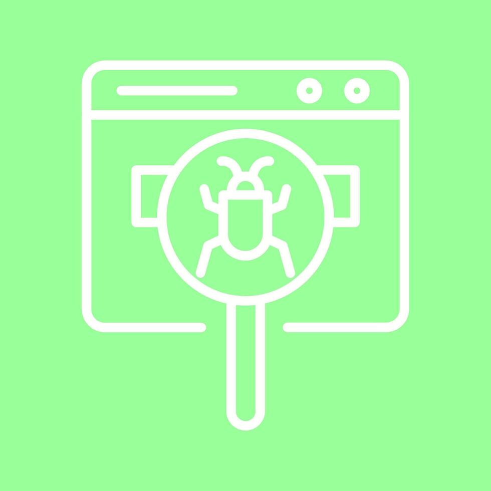 Web Bug Vector Icon
