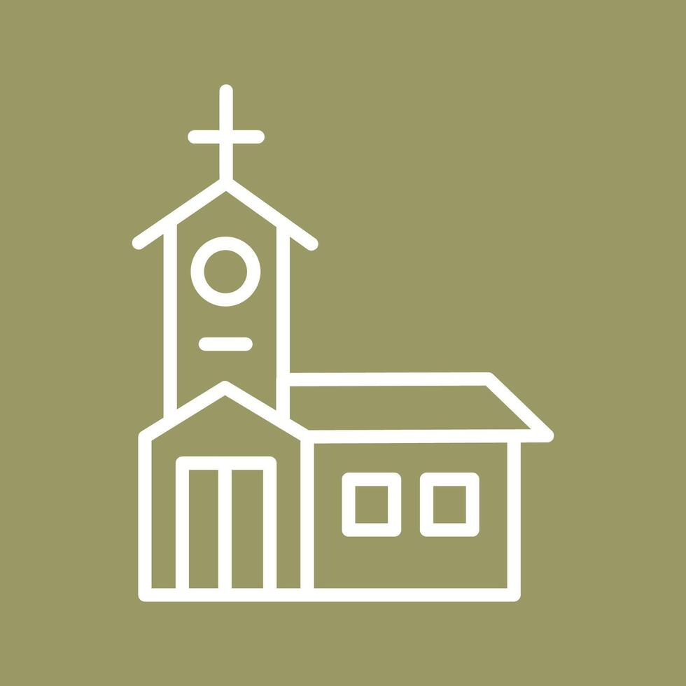 Building Church Vector Icon