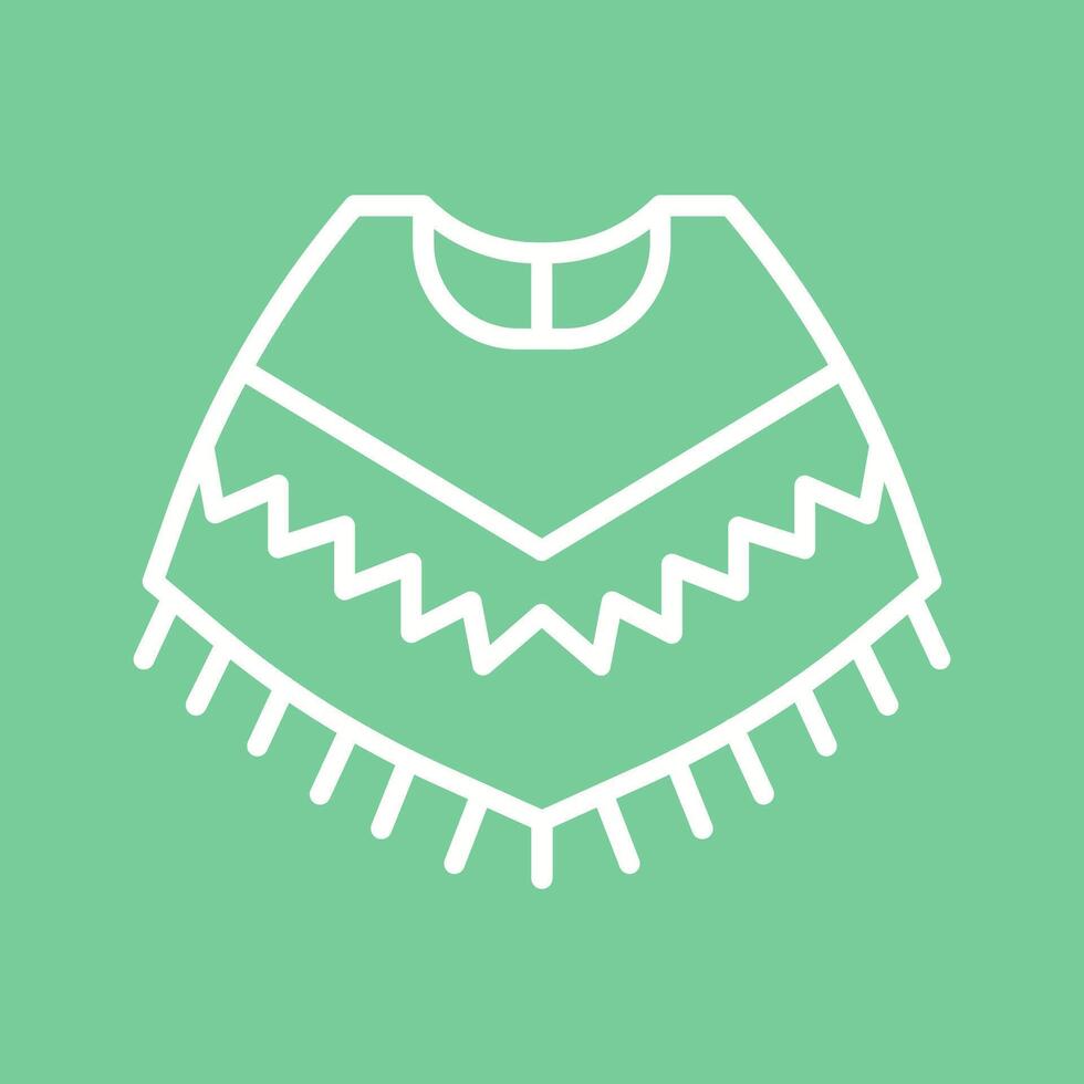 Poncho Vector Icon