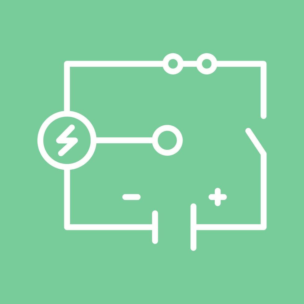 icono de vector de circuito eléctrico