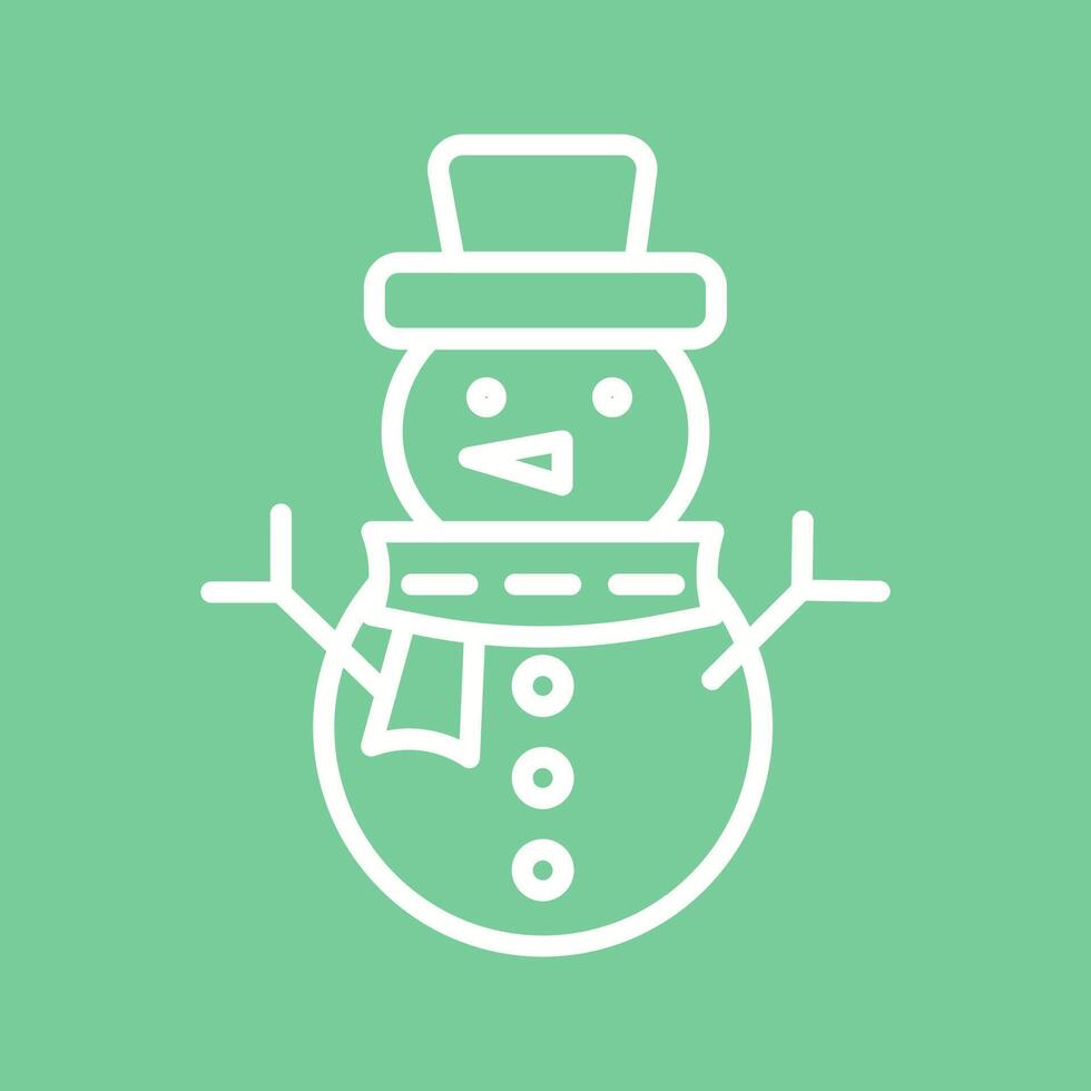 Snowman Vector Icon