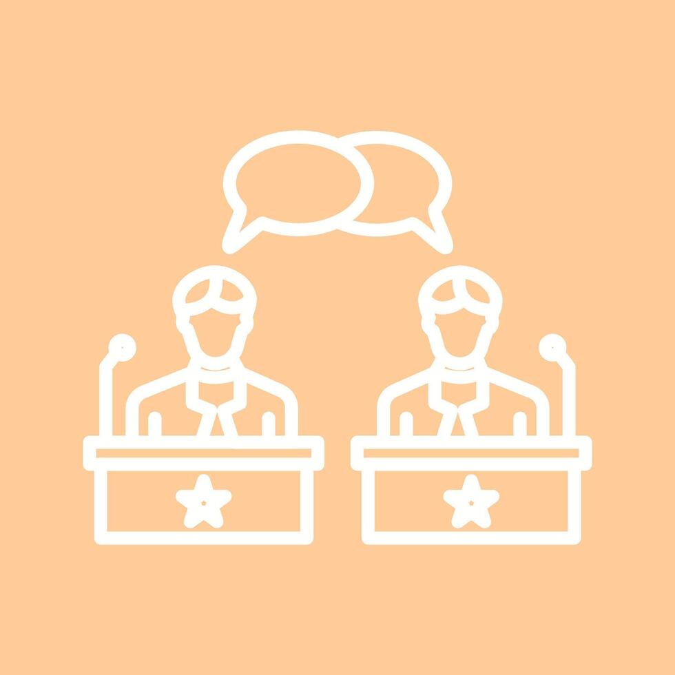 Debate Vector Icon