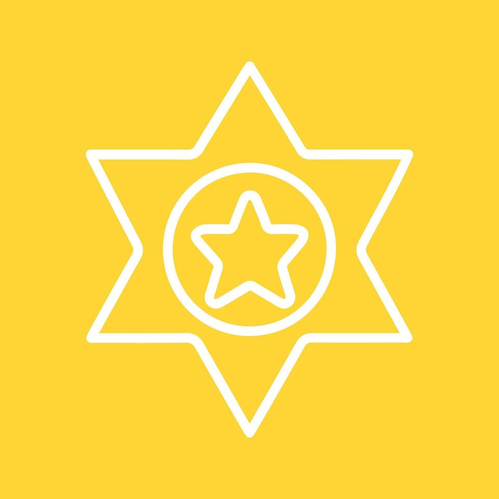 Sheriff Vector Icon