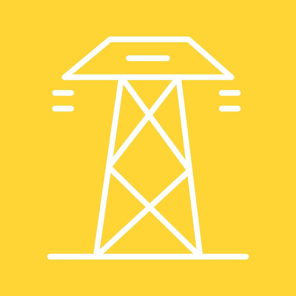 Power Line Vector Icon