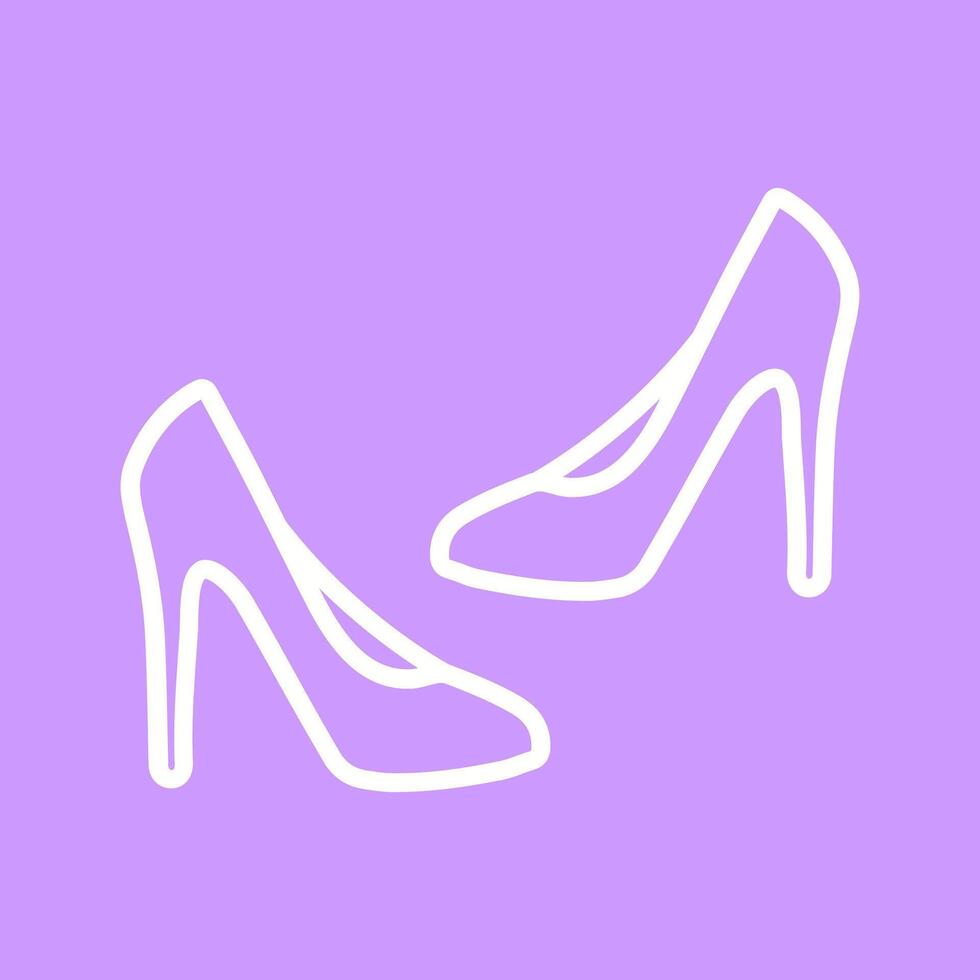 icono de vector de tacones