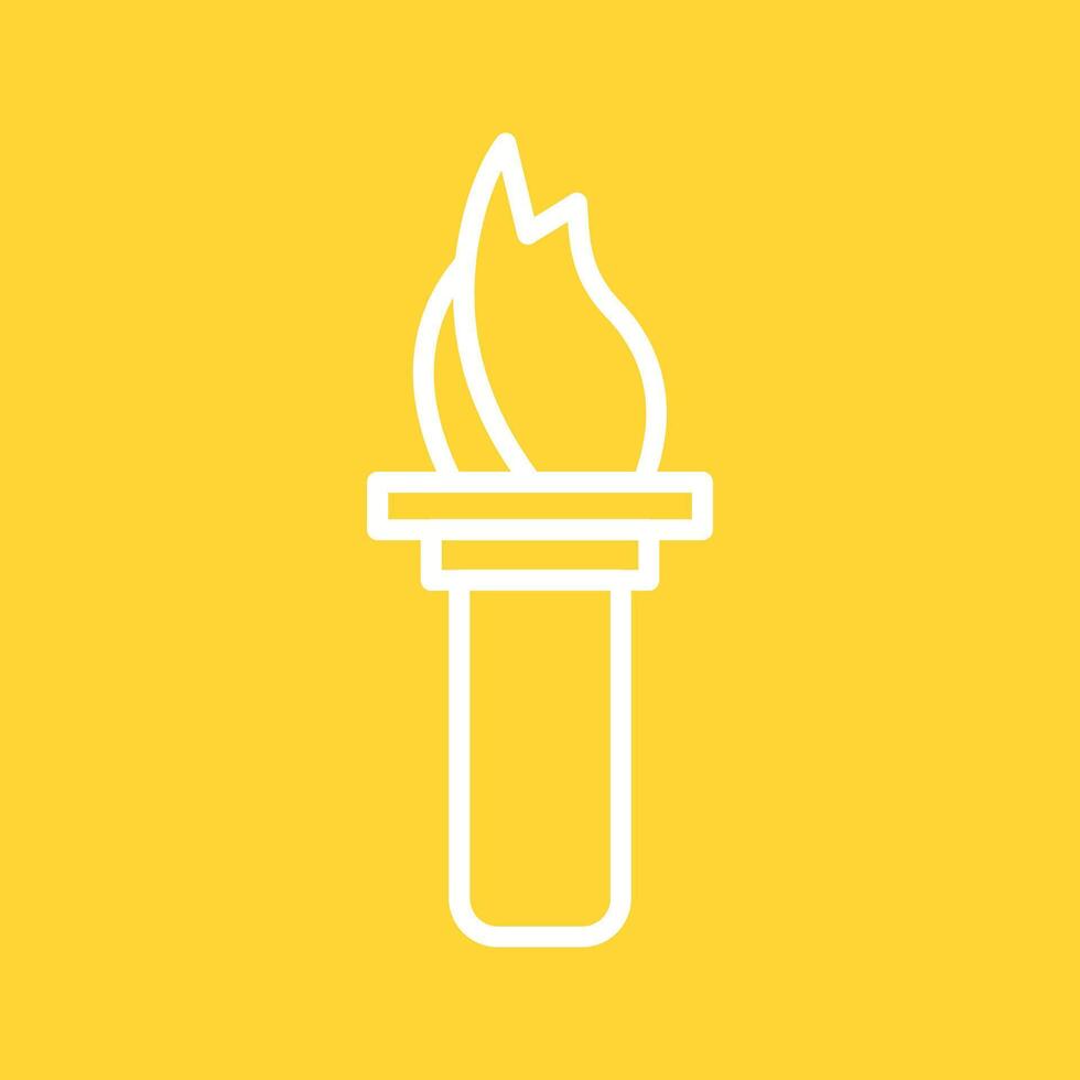 Torch Vector Icon