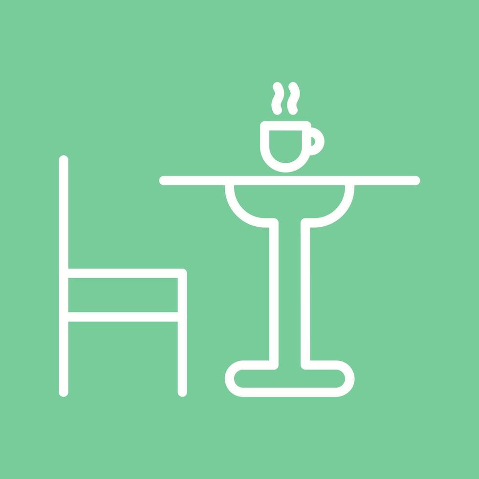 Tea Table Vector Icon