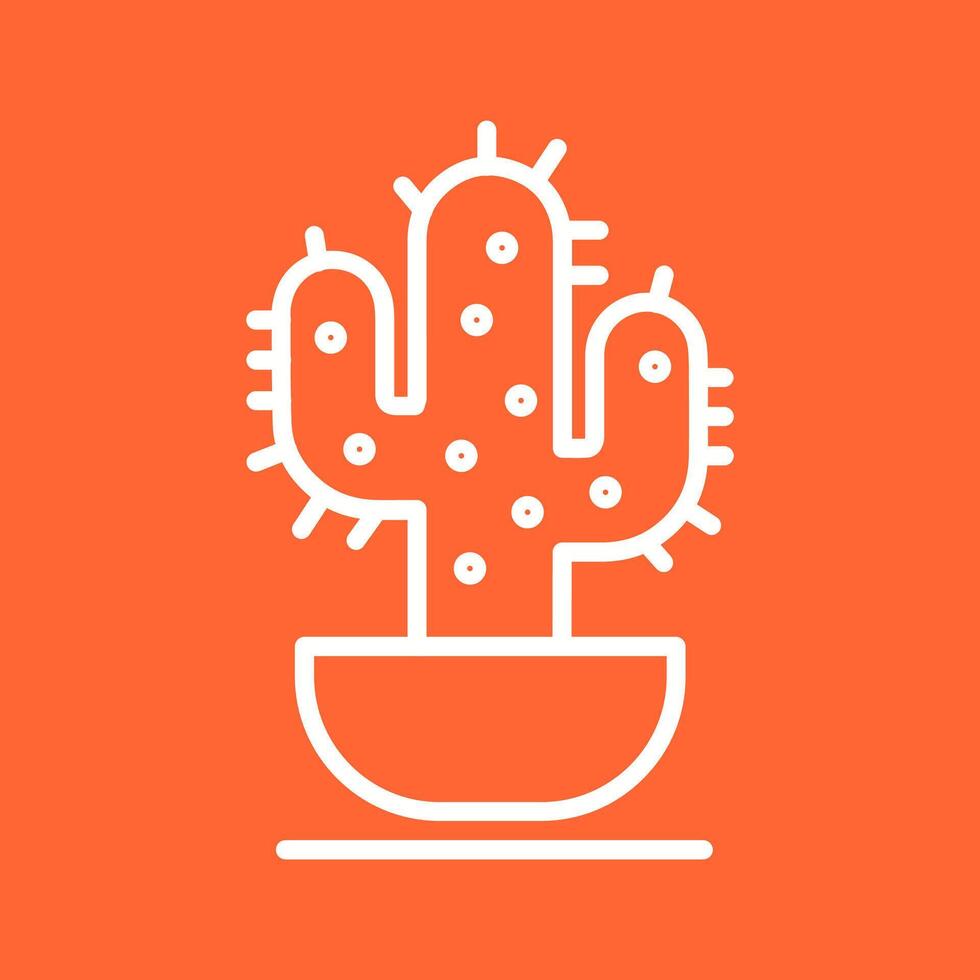 icono de vector de cactus