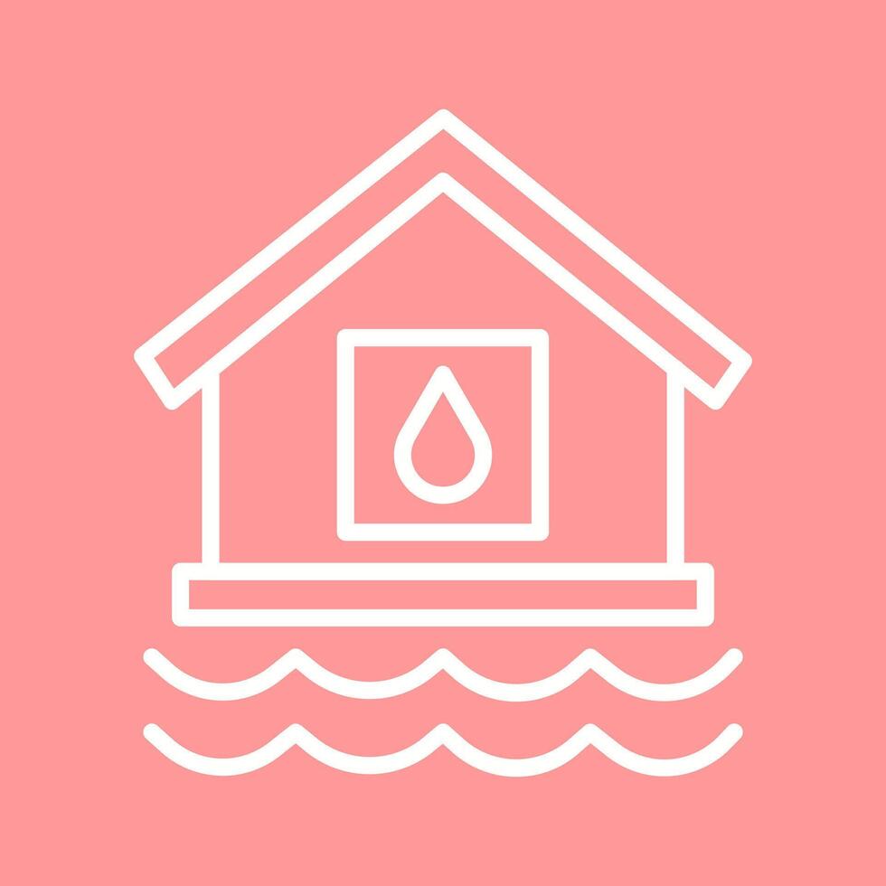 Water House Vector Icon