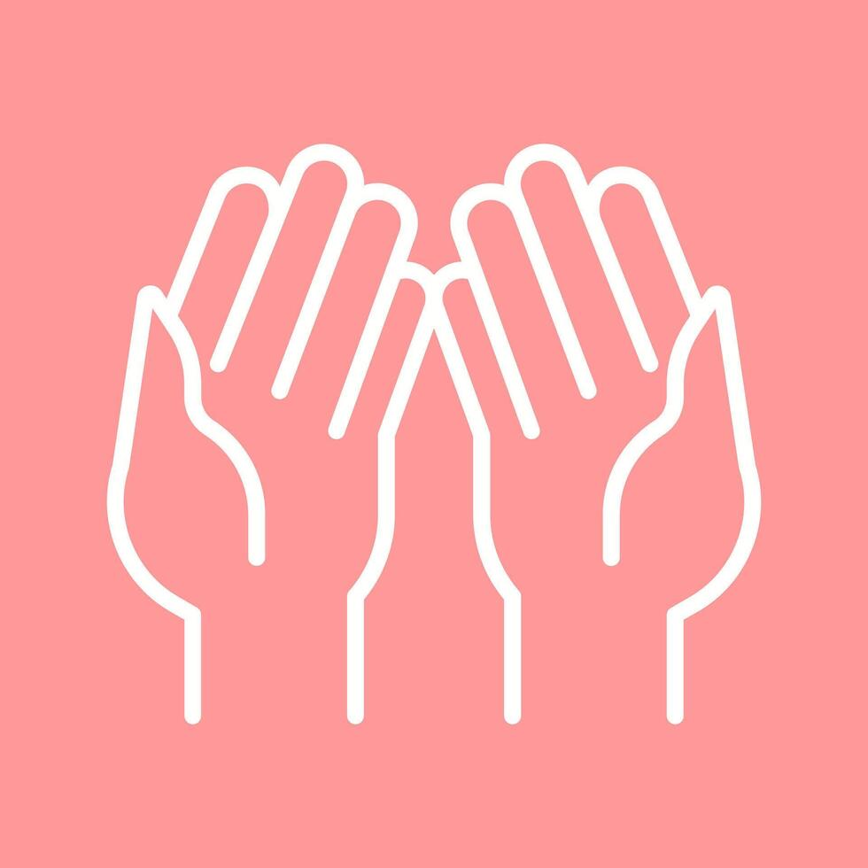 Praying Hands Vector Icon