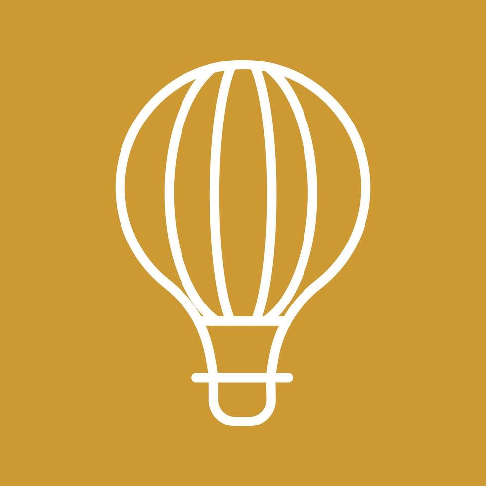 Hot Air Balloon Vector Icon