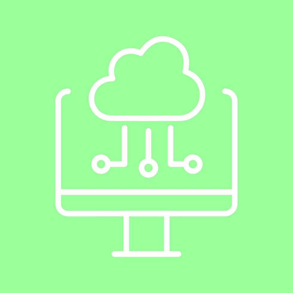 Cloud Computing Vector Icon