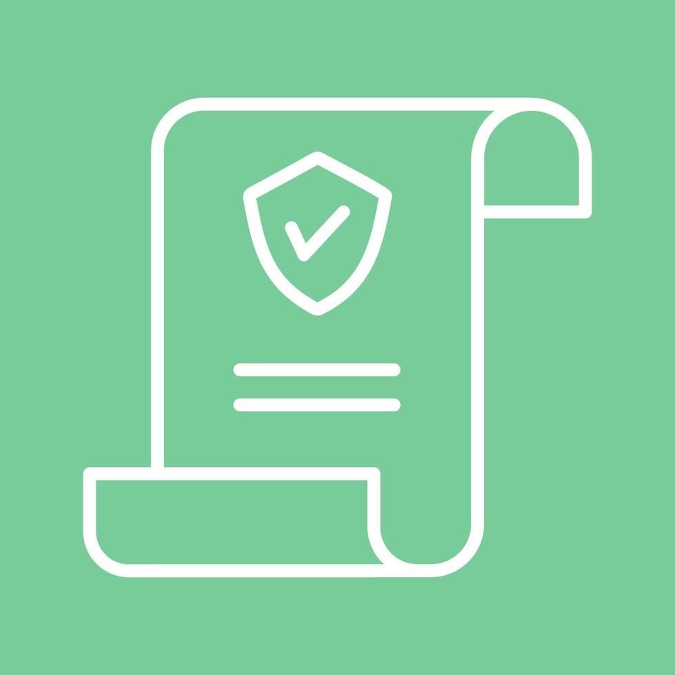 Insurance Policy Vector Icon