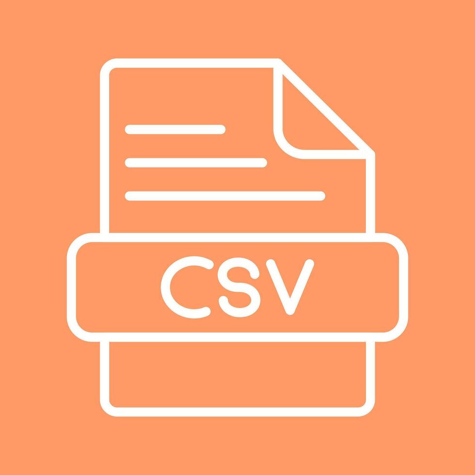 CSV Vector Icon