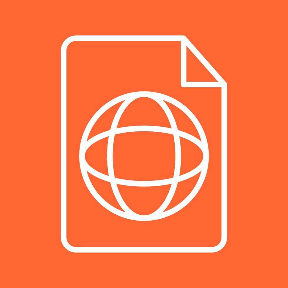 Global Profile Vector Icon