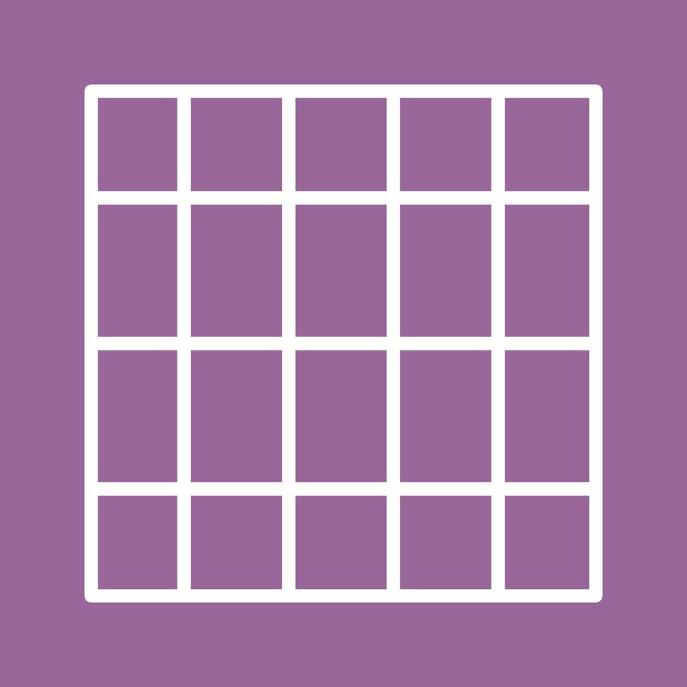 Table of Rates Vector Icon