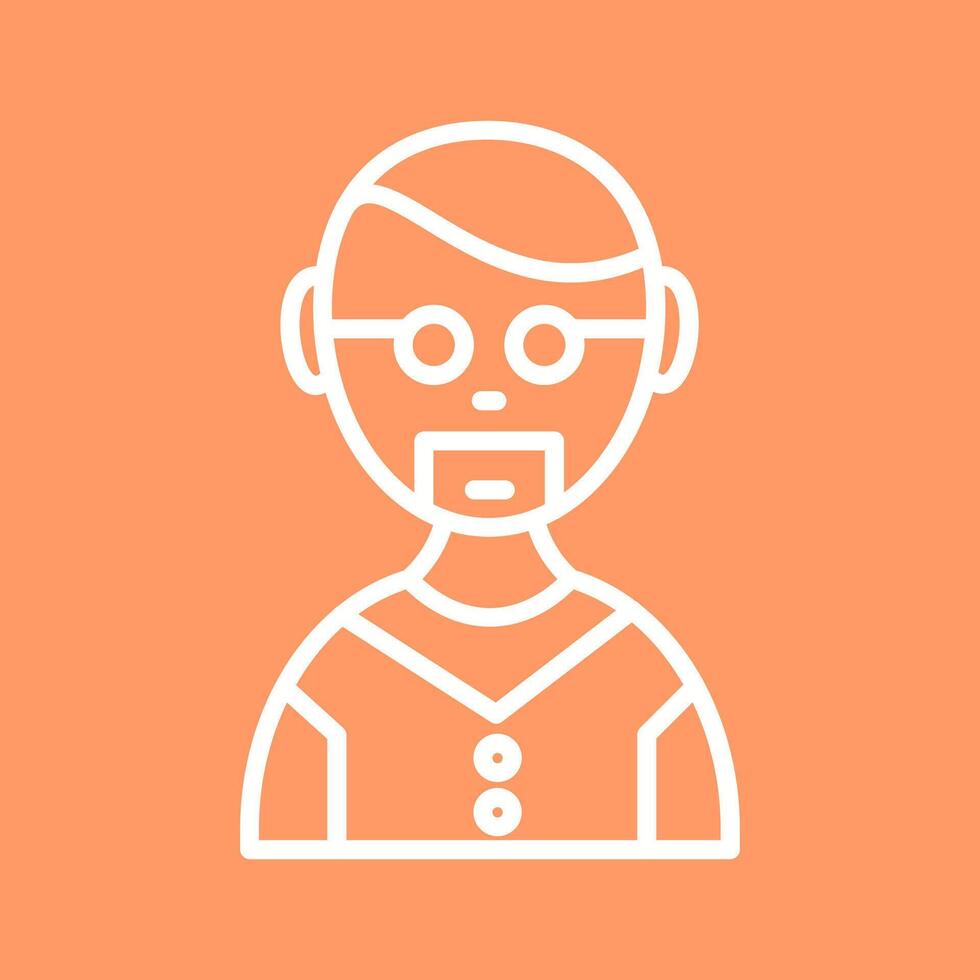 Male Professor Vector Icon