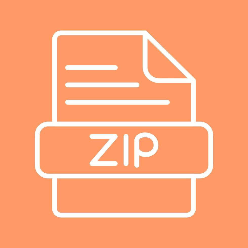ZIP Vector Icon
