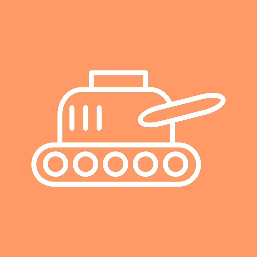 icono de vector de exhibición de tanque