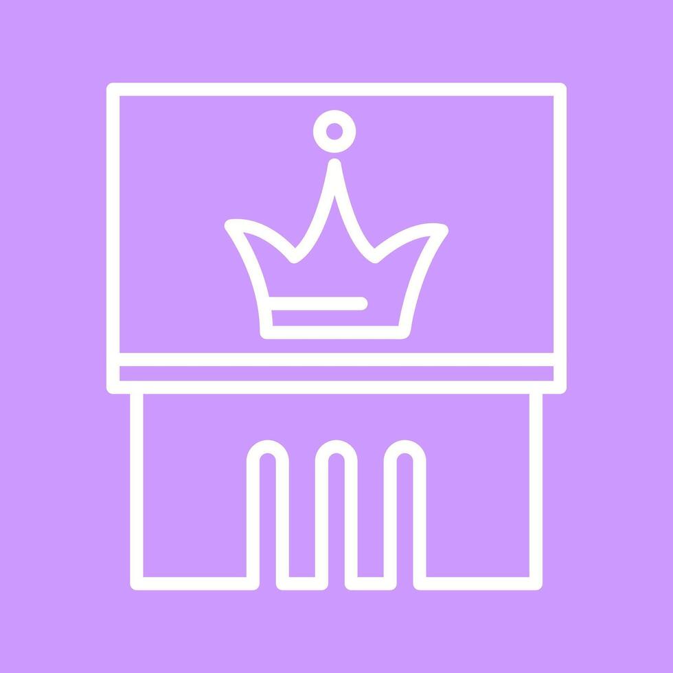 Crown Exhibit Vector Icon
